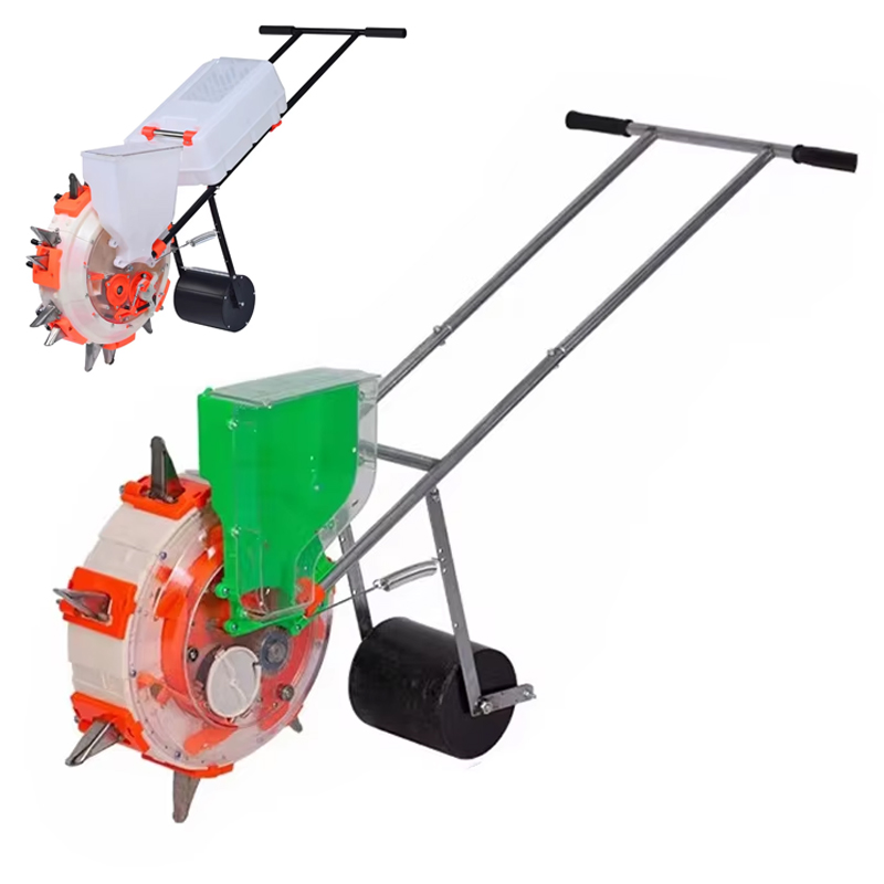 Seed Planter - Walk-Behind Precision Seeder Manual Drum Planter