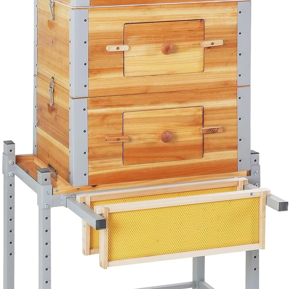 Beehive Frame Wax - 10-Frame Beehive Kit with Waxed Wood