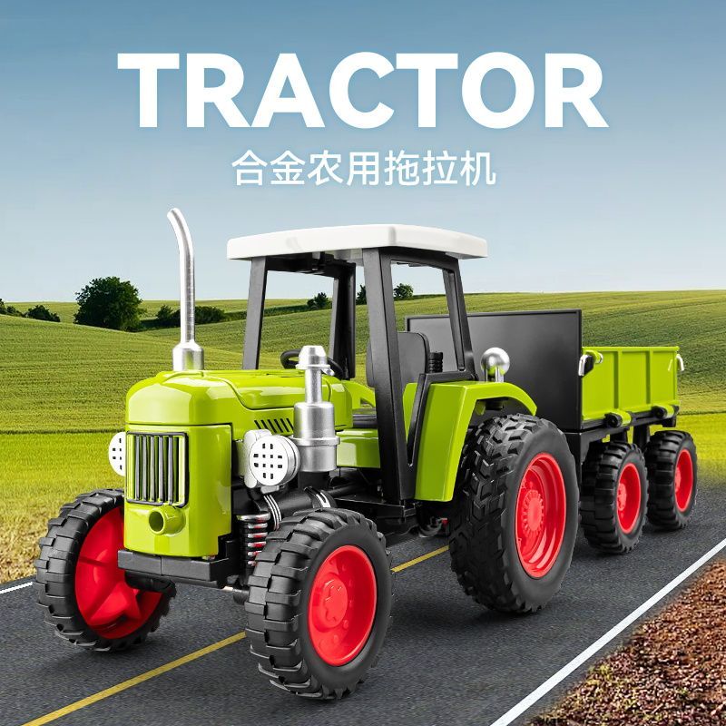 Alloy Farm Tractor Toy with Tr – Agriculture Farming For Kids recenzja i cena