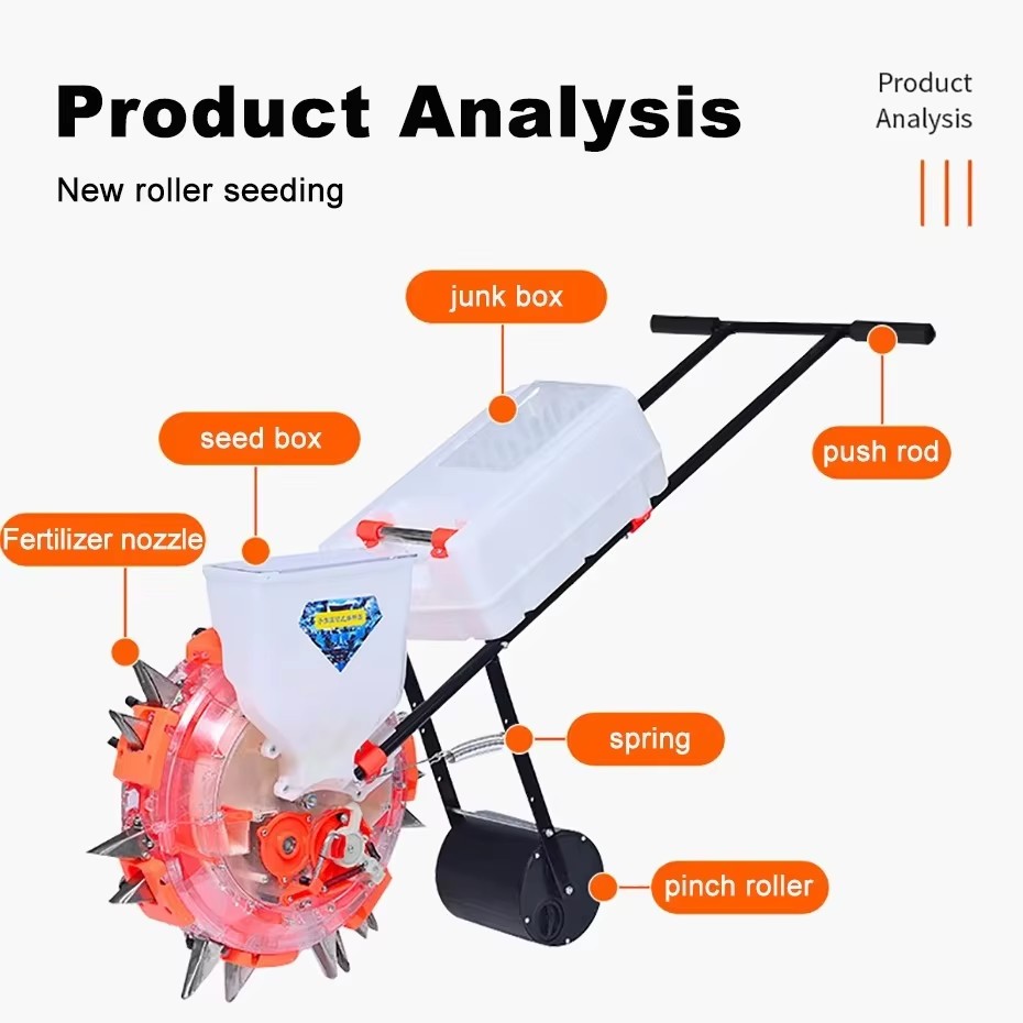 Hand Push Manual Seeder - Manu – Seed Planter recenzja i cena