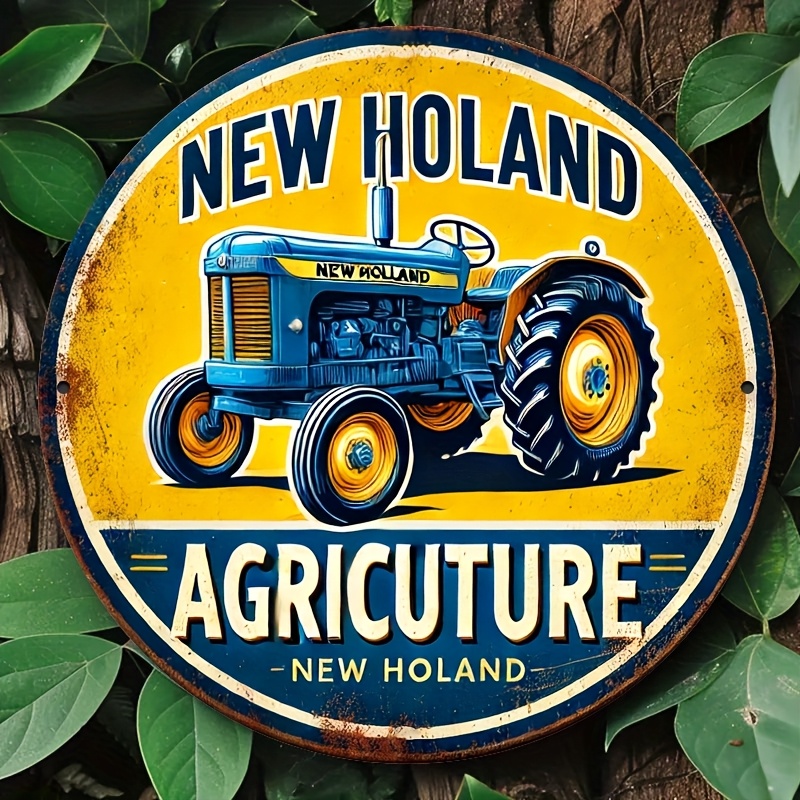 Wooden Sign New Holland Agricu – Agriculture Farm House recenzja i cena