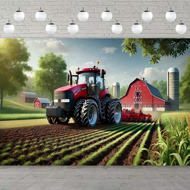 Busy Farm Photography Backdrop – Agriculture Farm House recenzja i cena