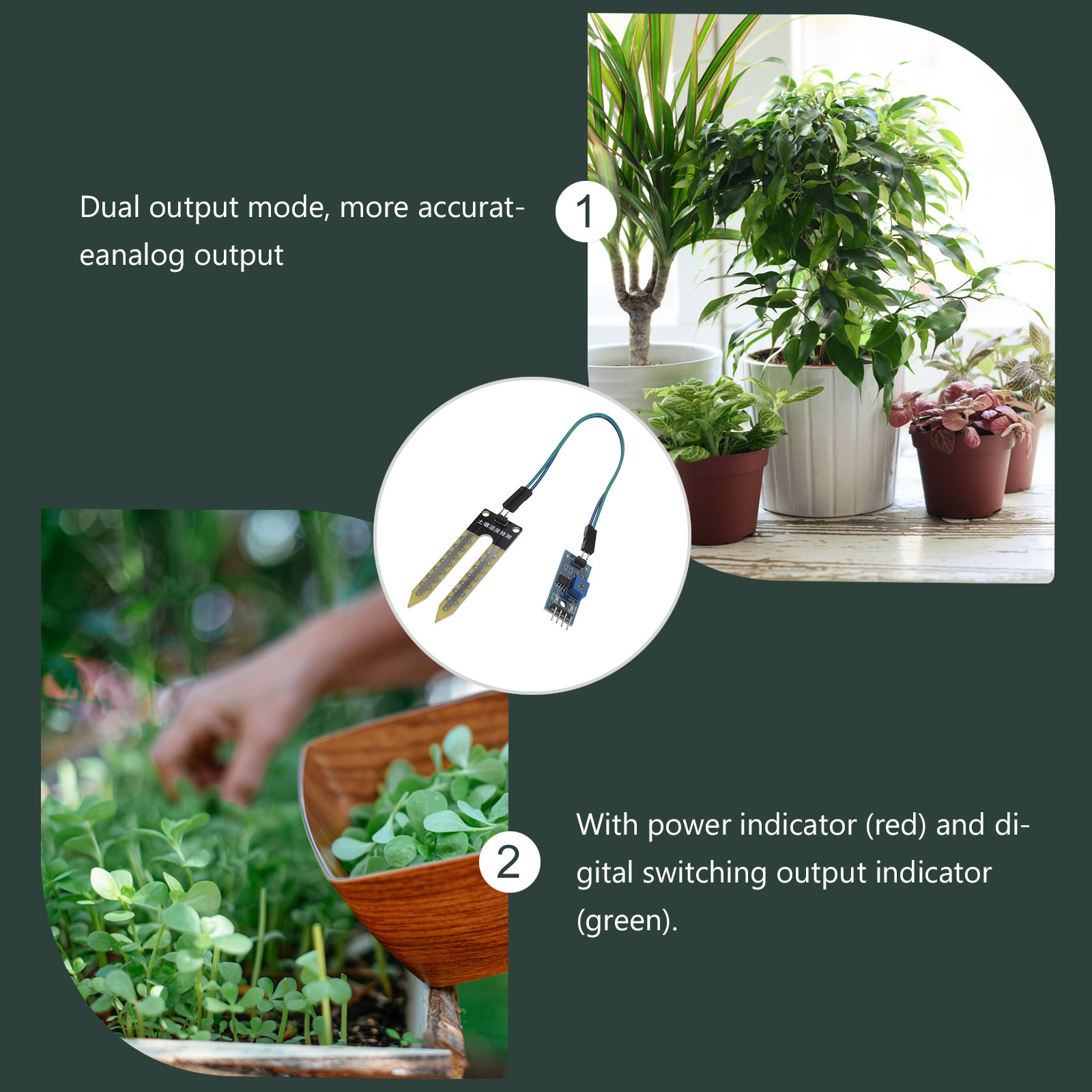 1Set Soil Hygrometer Humidity  – Soil Moisture Sensor recenzja i cena