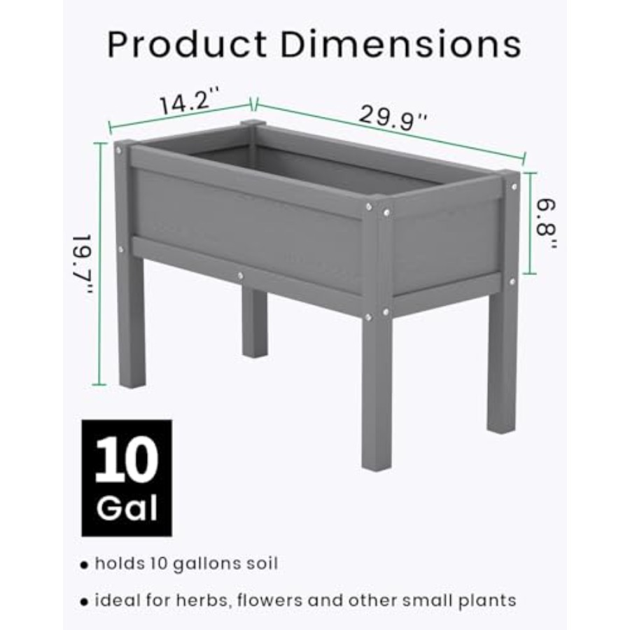Small HDPE Raised Garden Bed,  – Seed Planter recenzja i cena