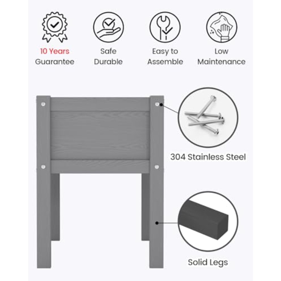 Small HDPE Raised Garden Bed,  – Seed Planter recenzja i cena