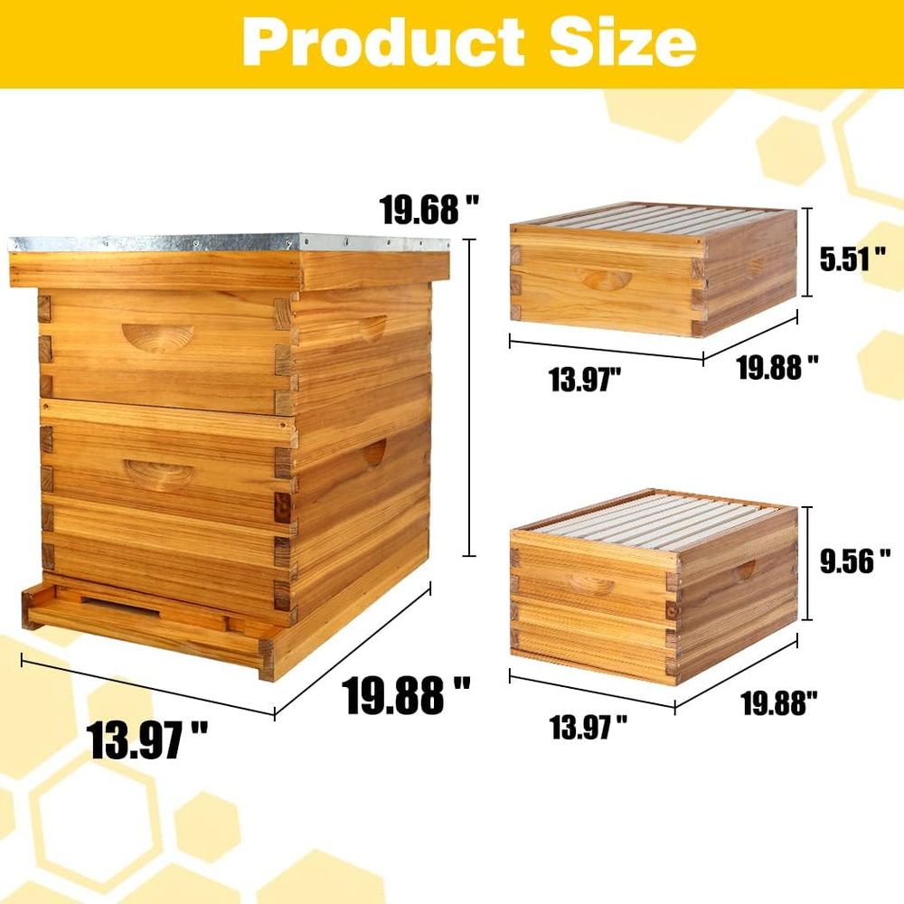 Complete 8-Frame Beehive Kit w – Beehive Frame Wax recenzja i cena