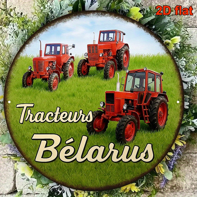 Vintage Belarus Tractor Metal  – Agriculture Farm House recenzja i cena