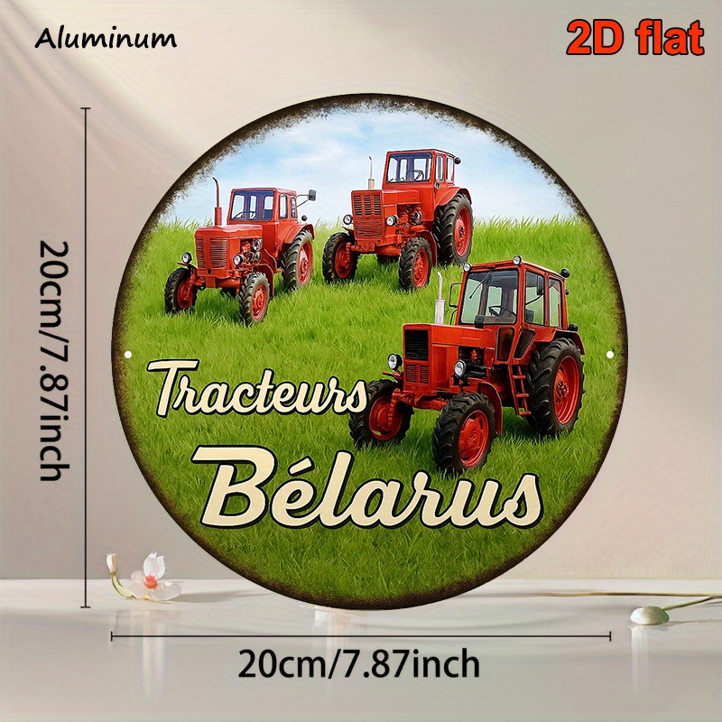Vintage Belarus Tractor Metal  – Agriculture Farm House recenzja i cena
