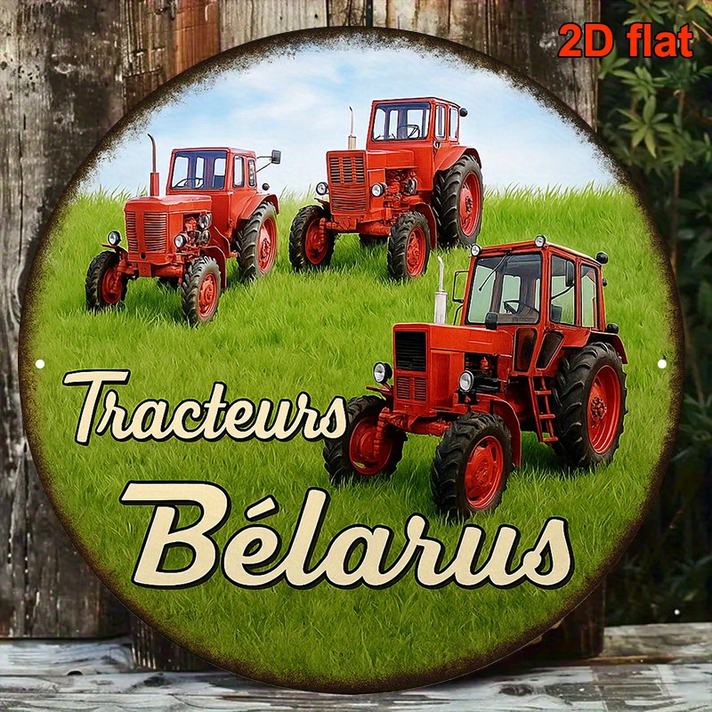 Vintage Belarus Tractor Metal  – Agriculture Farm House recenzja i cena