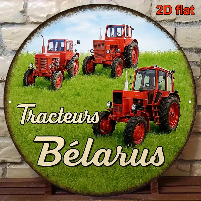 Vintage Belarus Tractor Metal  – Agriculture Farm House recenzja i cena