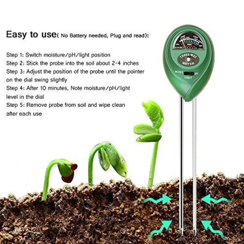 Garden PH Meter Sunlight 3in1  – Soil Moisture Sensor recenzja i cena