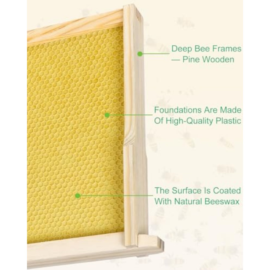 vensovo 10 Pack Bee Frames Dee – Beehive Frame Wax recenzja i cena