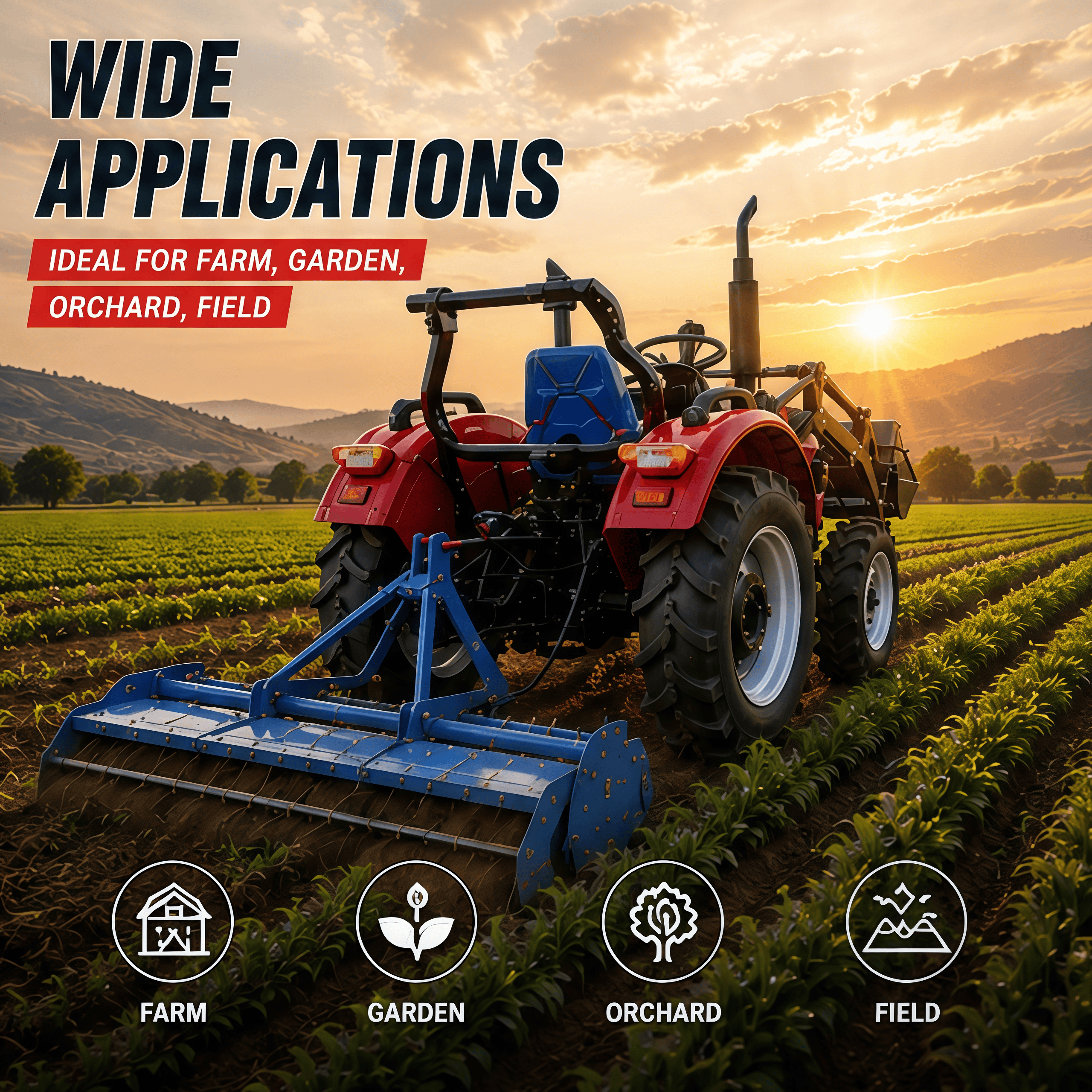 Custom 30-50HP Farm Tractor Co – Agriculture Farming Services recenzja i cena