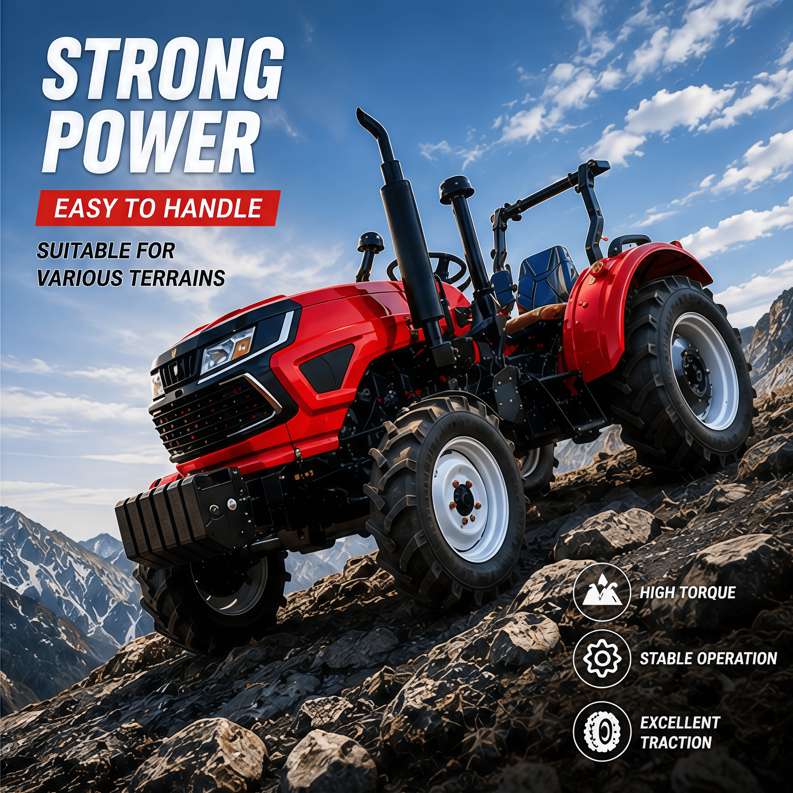 Custom 30-50HP Farm Tractor Co – Agriculture Farming Services recenzja i cena