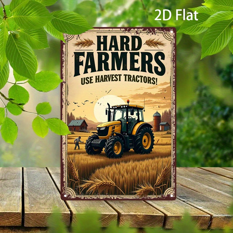 Vintage Farmhouse Metal Tin Si – Agriculture Farm House recenzja i cena
