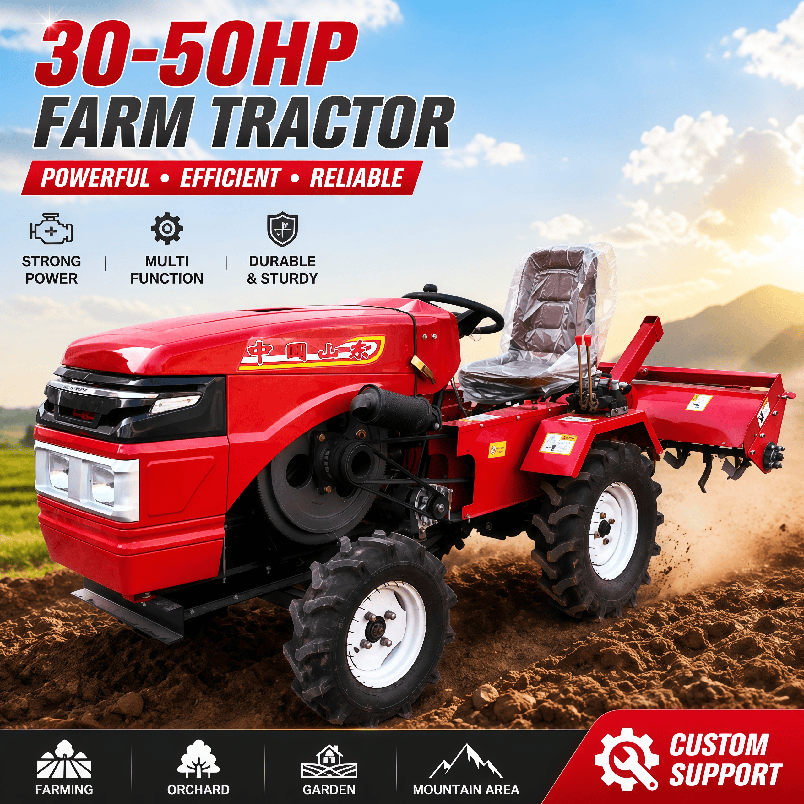 Customized Farm Tractor Compac – Agriculture Farming Services recenzja i cena