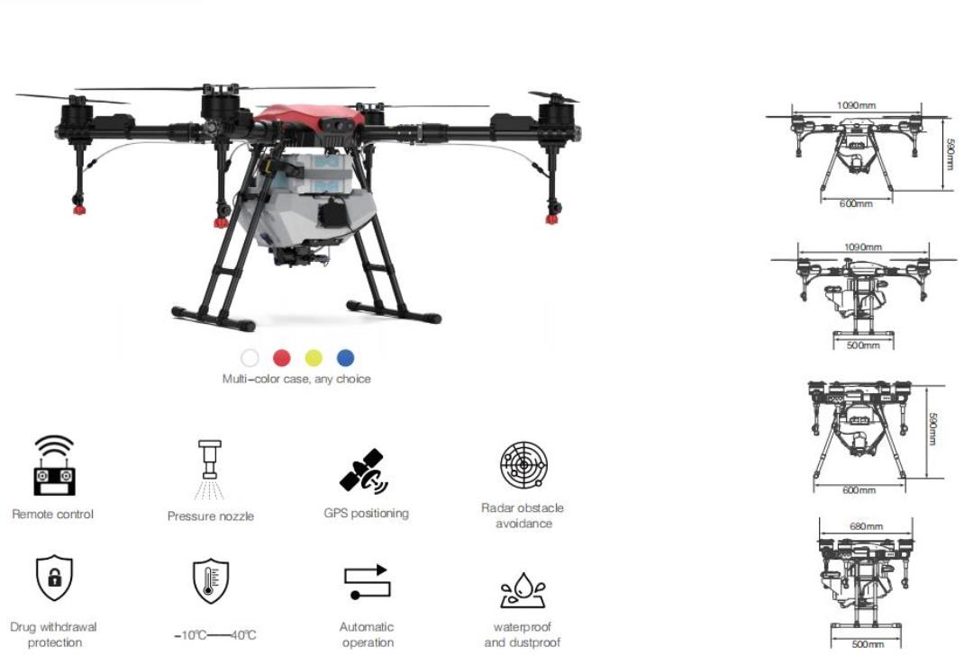 Professional 16L Agricultural  – Farming Agriculture Drone recenzja i cena