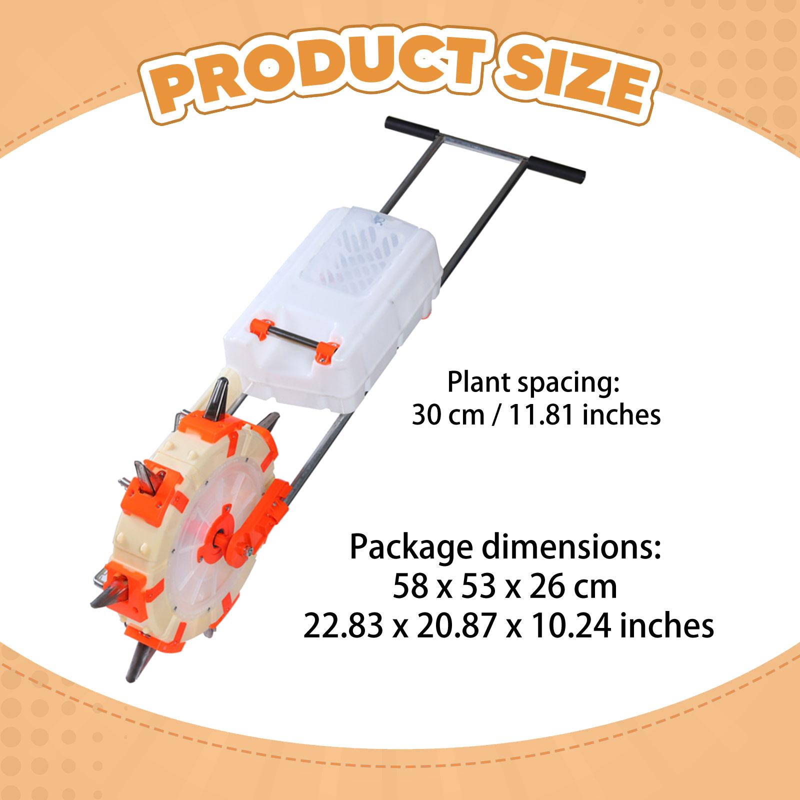 Hand Push Seeder Fertilizer, C – Seed Planter recenzja i cena