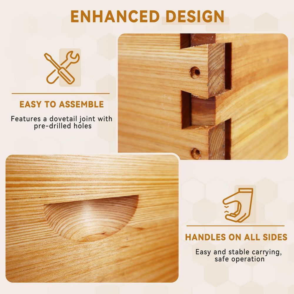 Complete Langstroth Beehive Se – Beehive Frame Wax recenzja i cena
