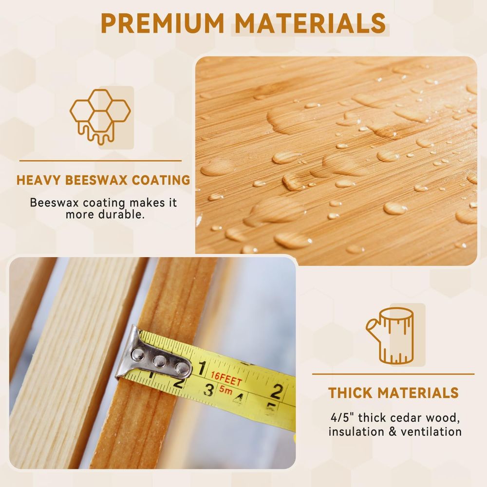 Complete Langstroth Beehive Se – Beehive Frame Wax recenzja i cena