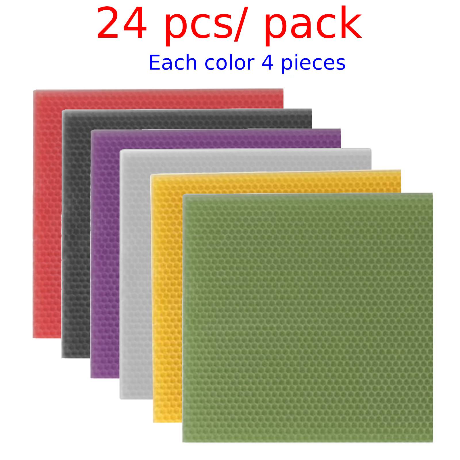 24 Pieces Colorful Honeycomb W – Beehive Frame Wax recenzja i cena
