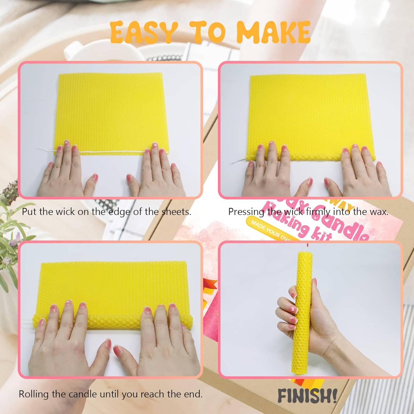 24 Pieces Colorful Honeycomb W – Beehive Frame Wax recenzja i cena