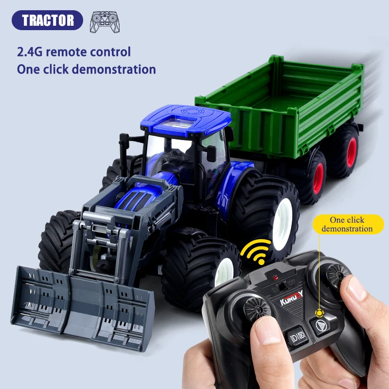1/24 RC Tractor Trailer Truck  – Agriculture Farming For Kids recenzja i cena