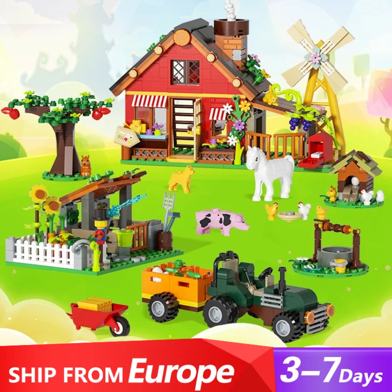 649PCS Creative Windmill Farm  – Agriculture Farming For Kids recenzja i cena