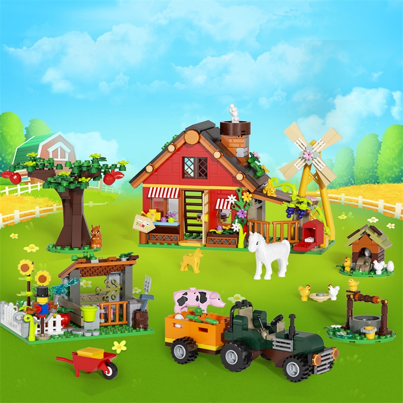 649PCS Creative Windmill Farm  – Agriculture Farming For Kids recenzja i cena