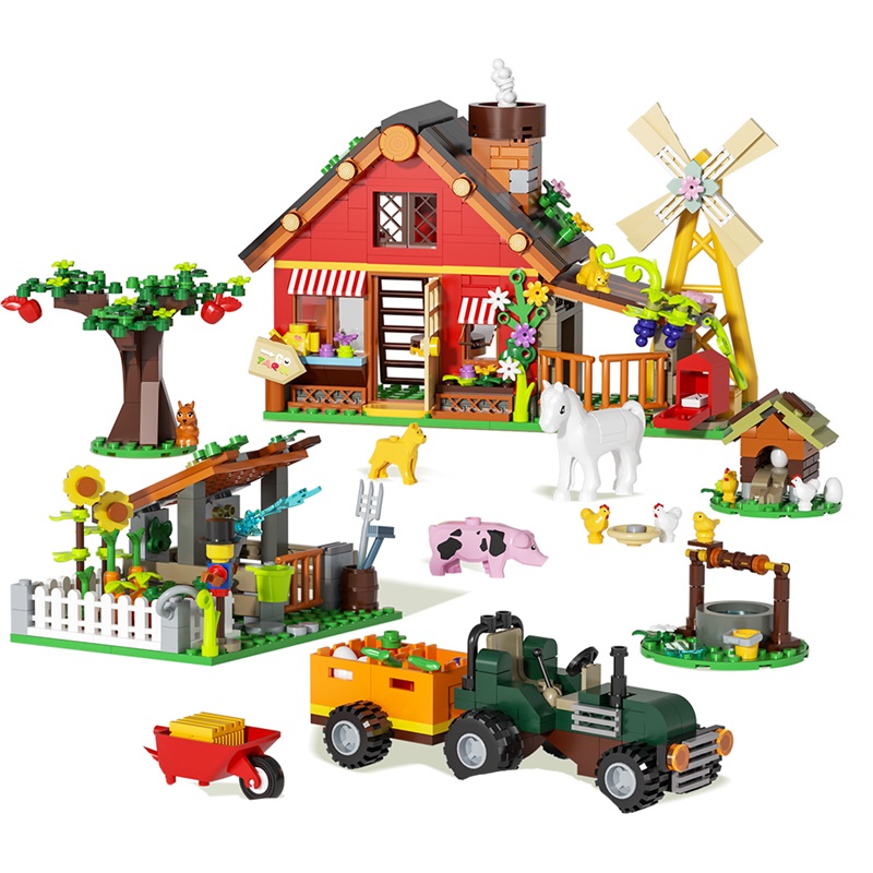 649PCS Creative Windmill Farm  – Agriculture Farming For Kids recenzja i cena