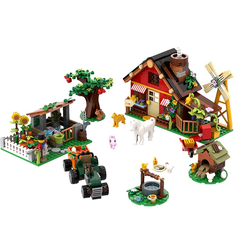 649PCS Creative Windmill Farm  – Agriculture Farming For Kids recenzja i cena